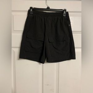 Black Cargo Shorts